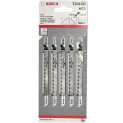 Набор пилок Bosch 5шт T301 CD 2608637590