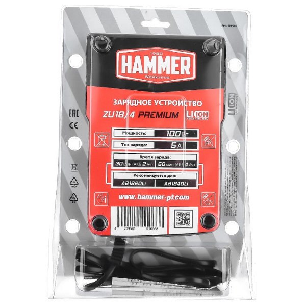 Зарядное устройство Hammer ZU18_4 PREMIUM 18В-4