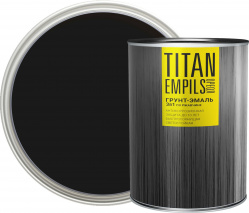 Empils Titan Ореол Грунтэмаль по ржавчине чёрный RAL 9005 0.9 кг 70942_Vikras