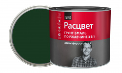 Грунт-эмаль по ржавчине алкидная РАСЦВЕТ темно-зеленая 1,9 кг_4