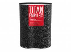 Empils Titan Ореол Эмаль с молотковым эффектом алкидностирольная серебристая 0.8 кг 77642_1