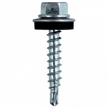 Саморез кровельный 4,8x29 по дереву, оцинкованный, К УТ000020442 - фото товара