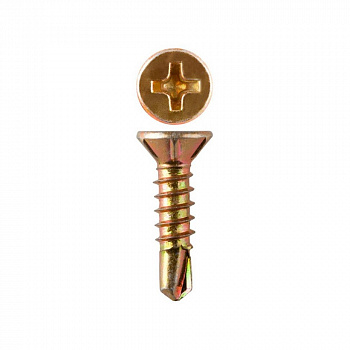 Саморез оконный 3,9х16 WS-SD сверло желтый цинк УТ000016665 - фото товара